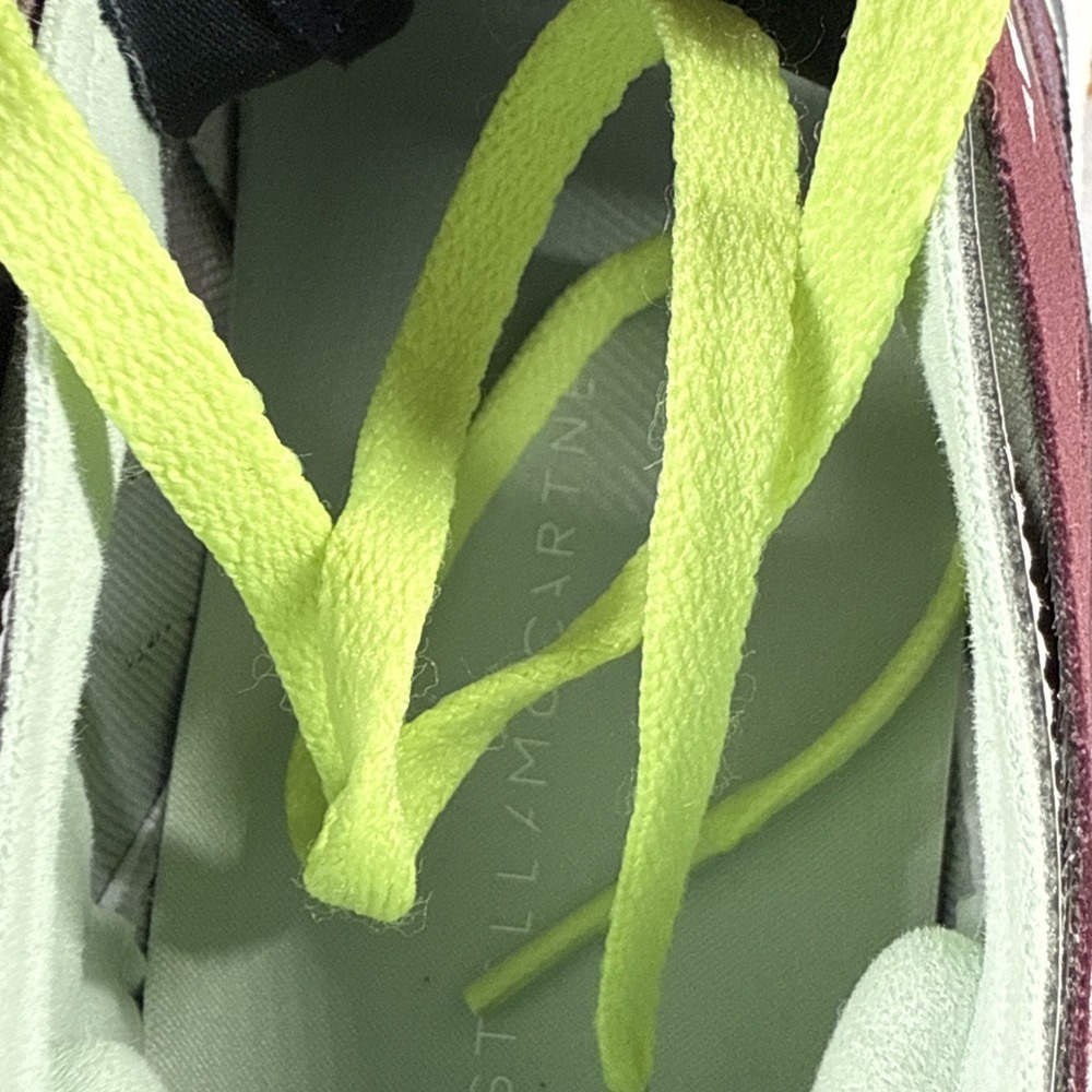 Stella McCartney x Adidas Navy Mint Maroon Neon Yellow Sneakers - Picture 7 of 10